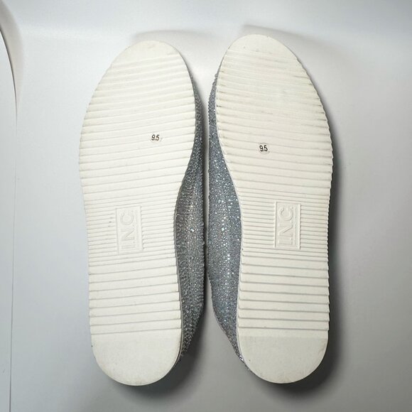 INC International Concepts Lolaf Iridescent Rhinestone Sneakers Womens Size 9.5 - Picture 10 of 11